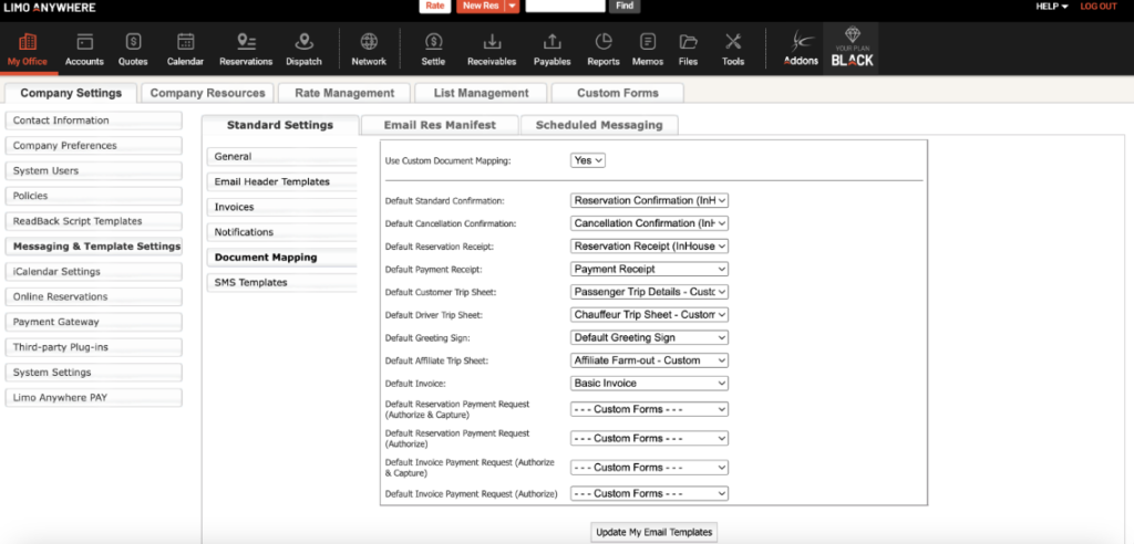 New Document Mapping Fields for Custom Payment Request Forms