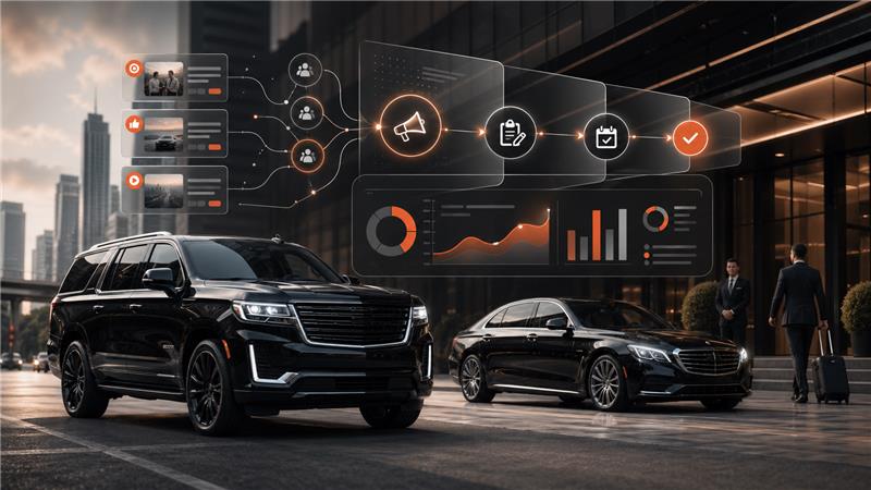 Limo Anywhere Lead Quote and Close conversion tracking dashboard