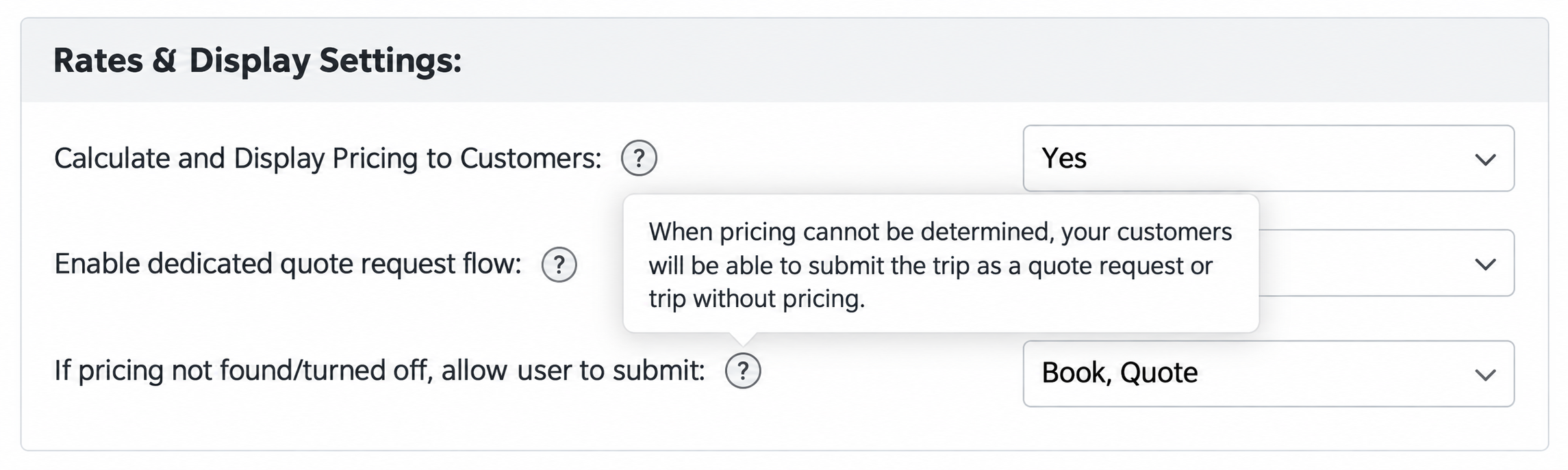 Passenger Web App Rides screen showing an upcoming item clearly labeled Quote.