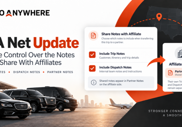 Limo Anywhere Affiliate Notes Update