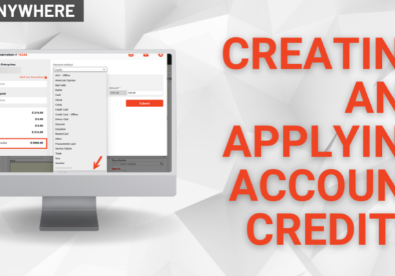Creating and Applying Account Credits | Limo Anywhere
