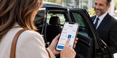 Tipping the Chauffeur by Luxury Car